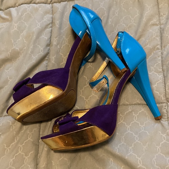 Guess colour block heels - Picture 2 of 4